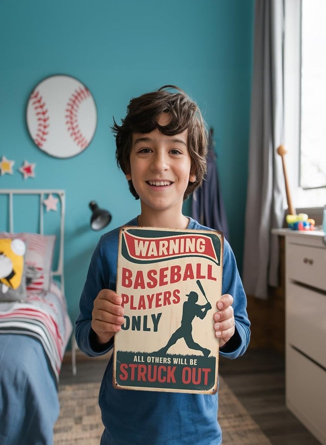 Opix Design Baseball Room Decor Sign for Boys - Cool Baseball gifts for boys 8-12, Perfect as Baseball Decorations, Bedroom, Posters, Accessories, and Sports Memorabilia by Opix Design, Baseball - Image 3